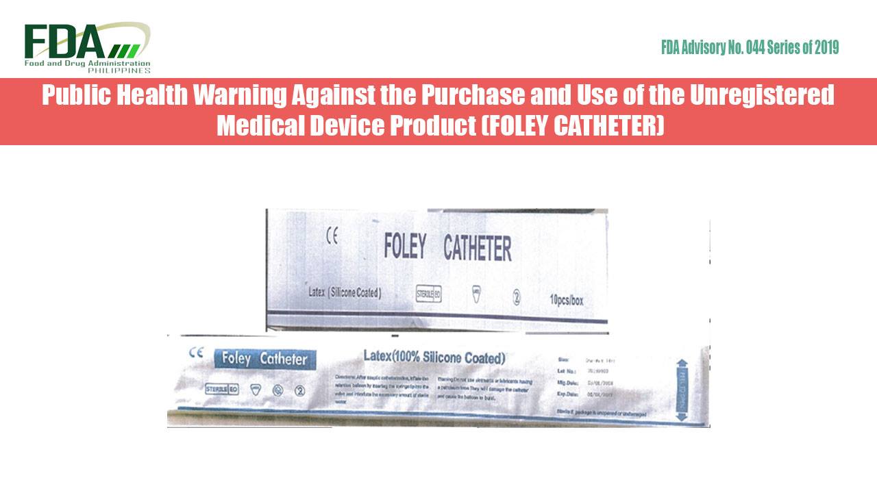 Food and Drug Administration Philippines - ***FDA Advisory No. 2019-044 ...