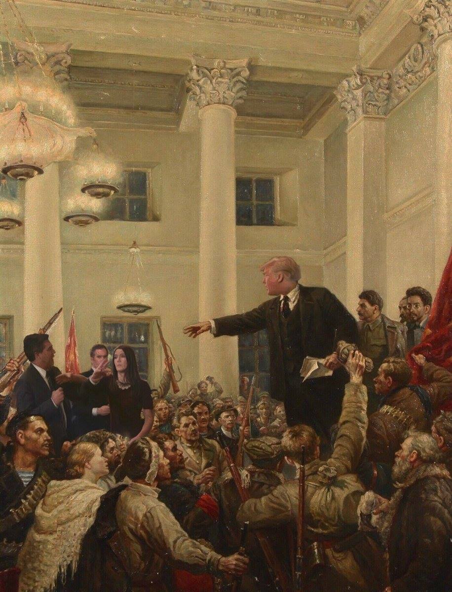 Soviet Visuals - Dustin Giebel replacing Lenin with Trump... | Facebook