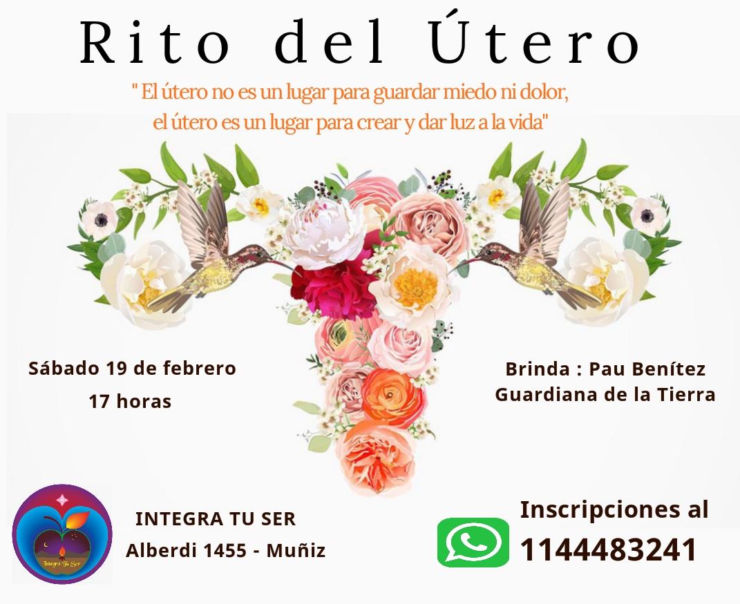 Integra tu Ser - RITO DEL UTERO BRINDA : PAU BENITEZ - Guardiana de la ...