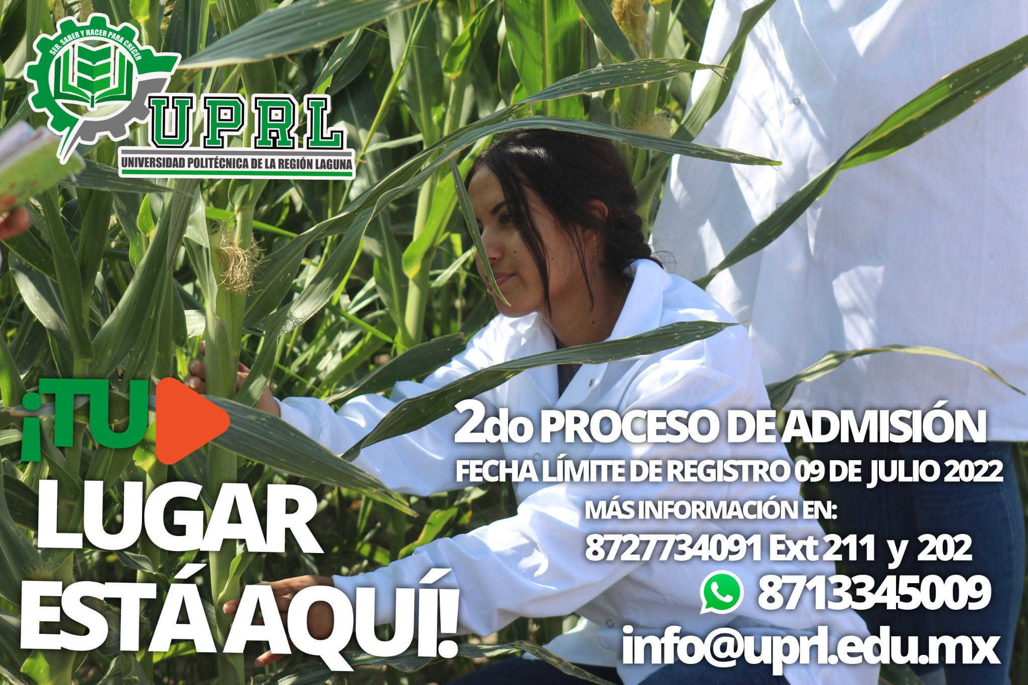Universidad Politécnica de la Región Laguna - Atención, aspirantes ...