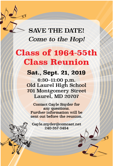 Laurel High School Class of 1964 Reunion