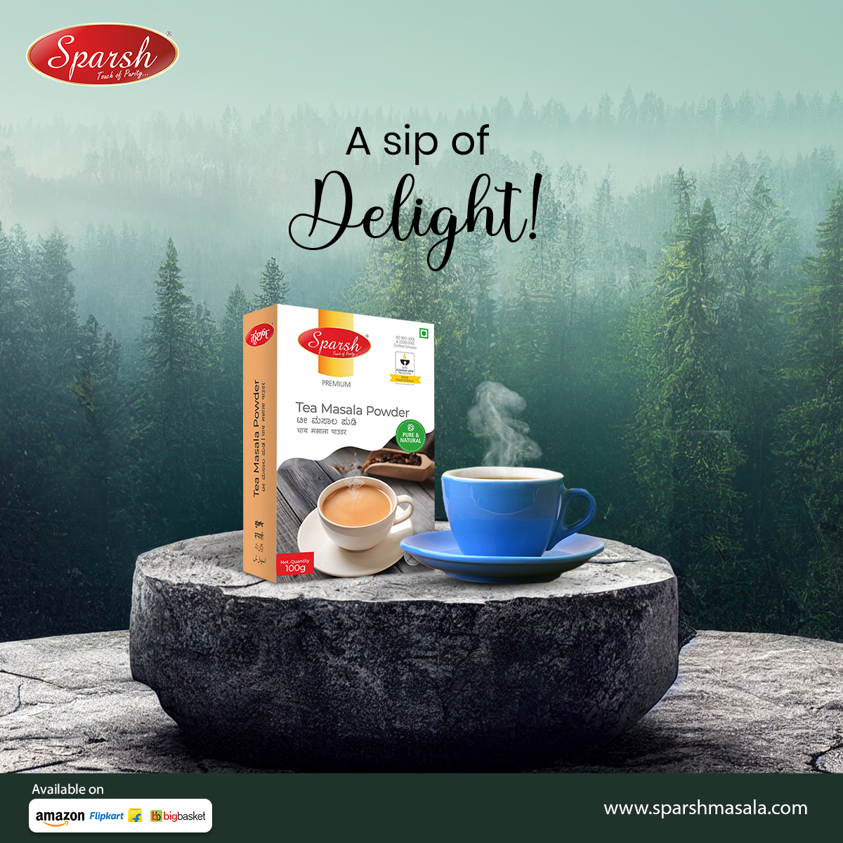 Sparsh Masala - Sip by sip, tea unveils the true delight...