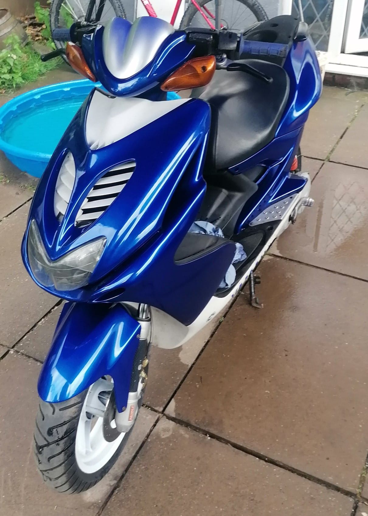 Aerox is ready for road trip.. modifications added.. really 