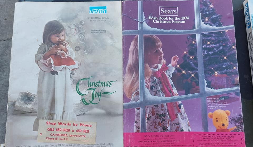 Some photos of the 1974 Sears and Wards Christmas catalog.