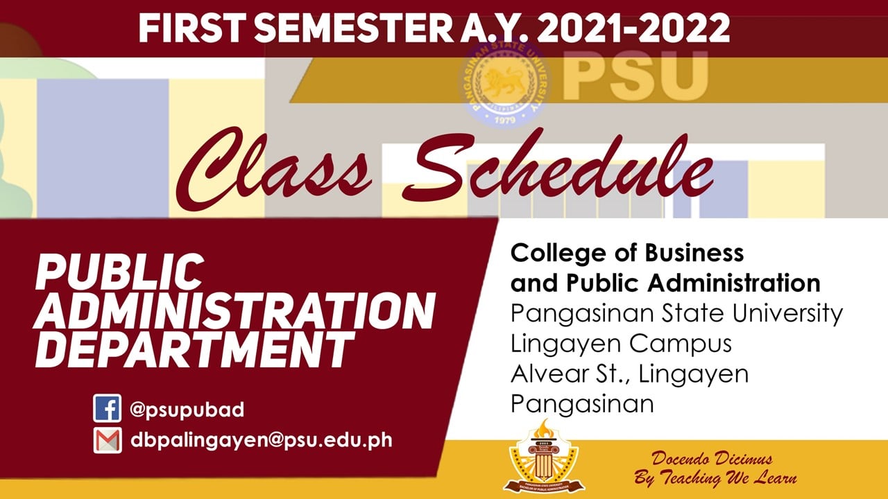 BP... - Bachelor of Public Administration, PSU Lingayen Campus