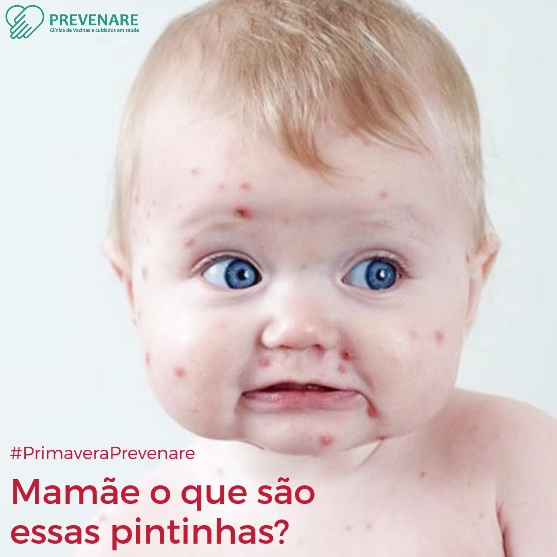 Essas pintinhas são... - Prevenare Clínica de Vacinas