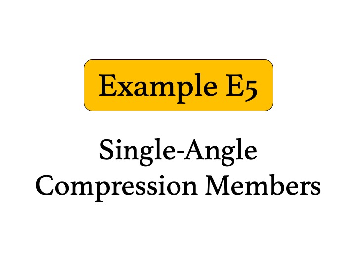 อาจารย์ คม - #Compression_Member #Single_Angle การออกแบบ...