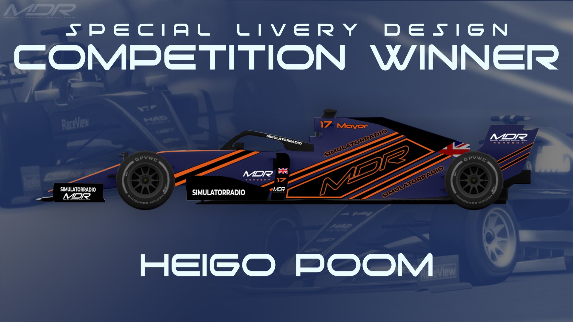 We are proud to reveal... - MDR - Mayor Downard Racing Team