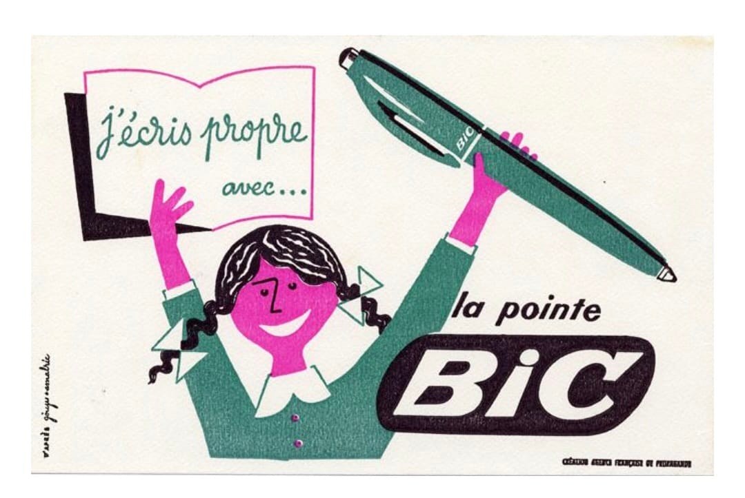 Bic ballpoint pen's history and popularity
