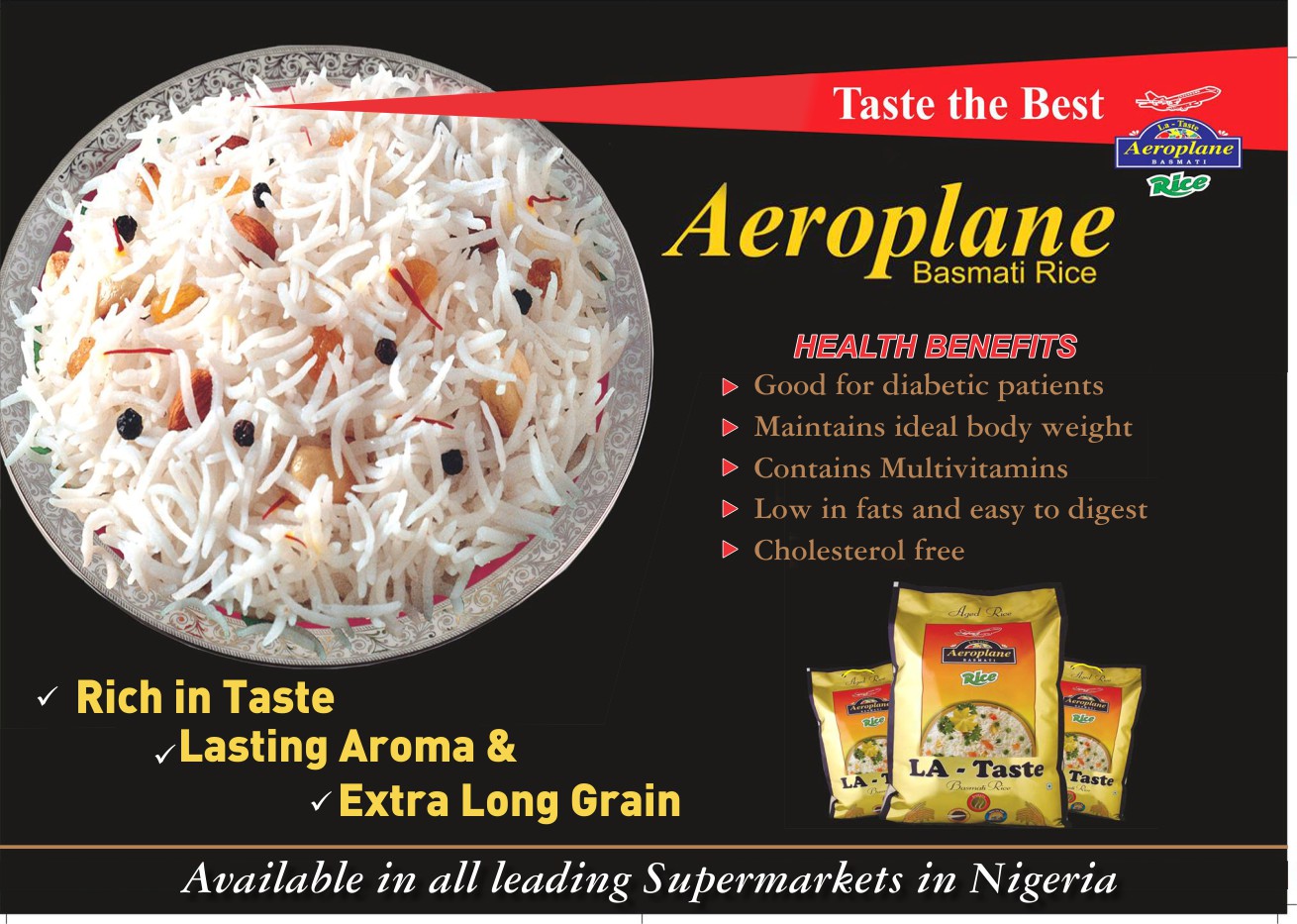 Aeroplane Basmati Rice