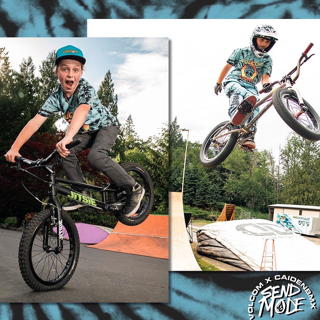 SEND MODE🔥 Young talented DMX rider Caiden × @volcom