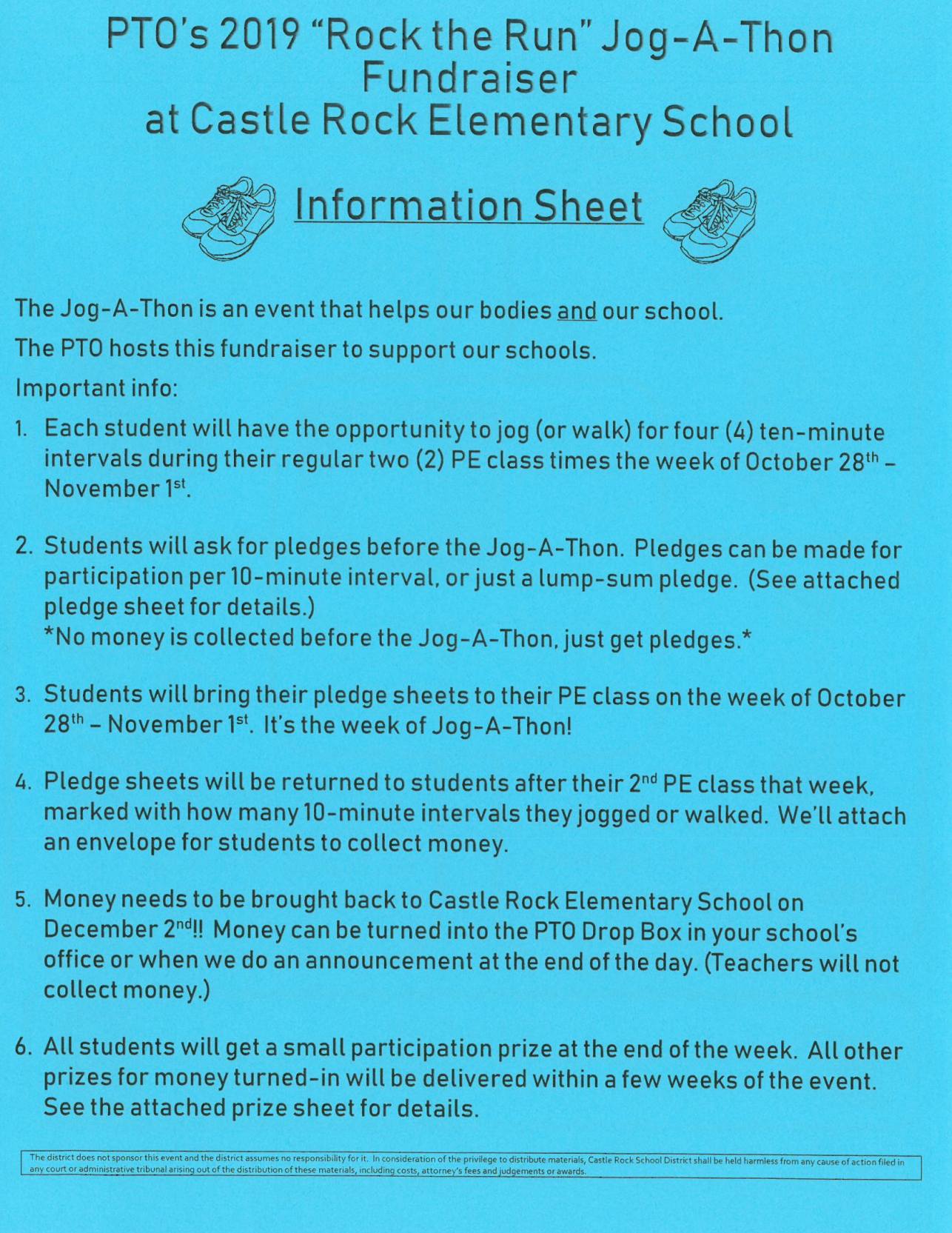 Castle Rock PTO - Check out these PTO Jog-A-Thon flyers...
