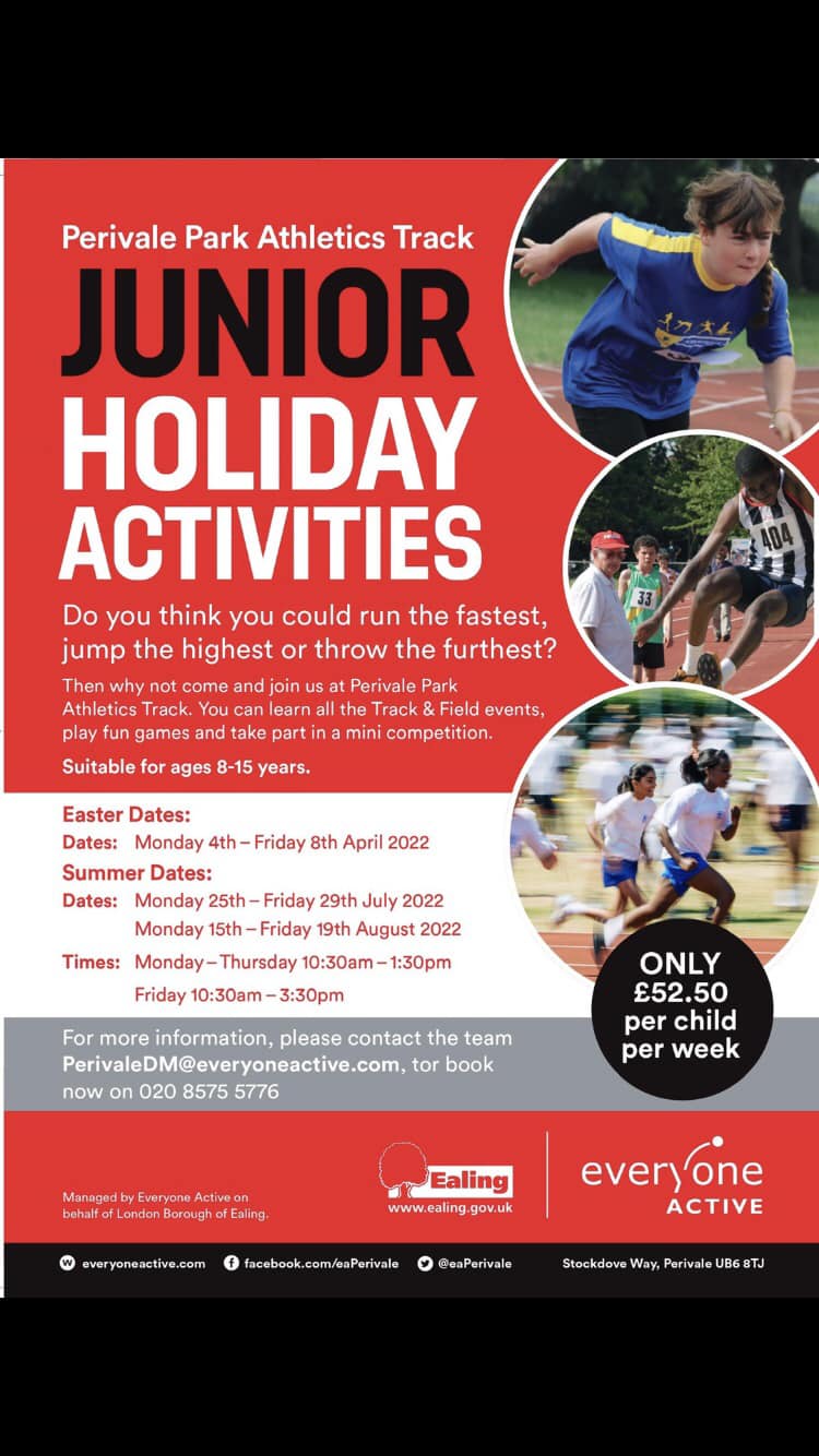 Perivale Park Athletics Track - Home