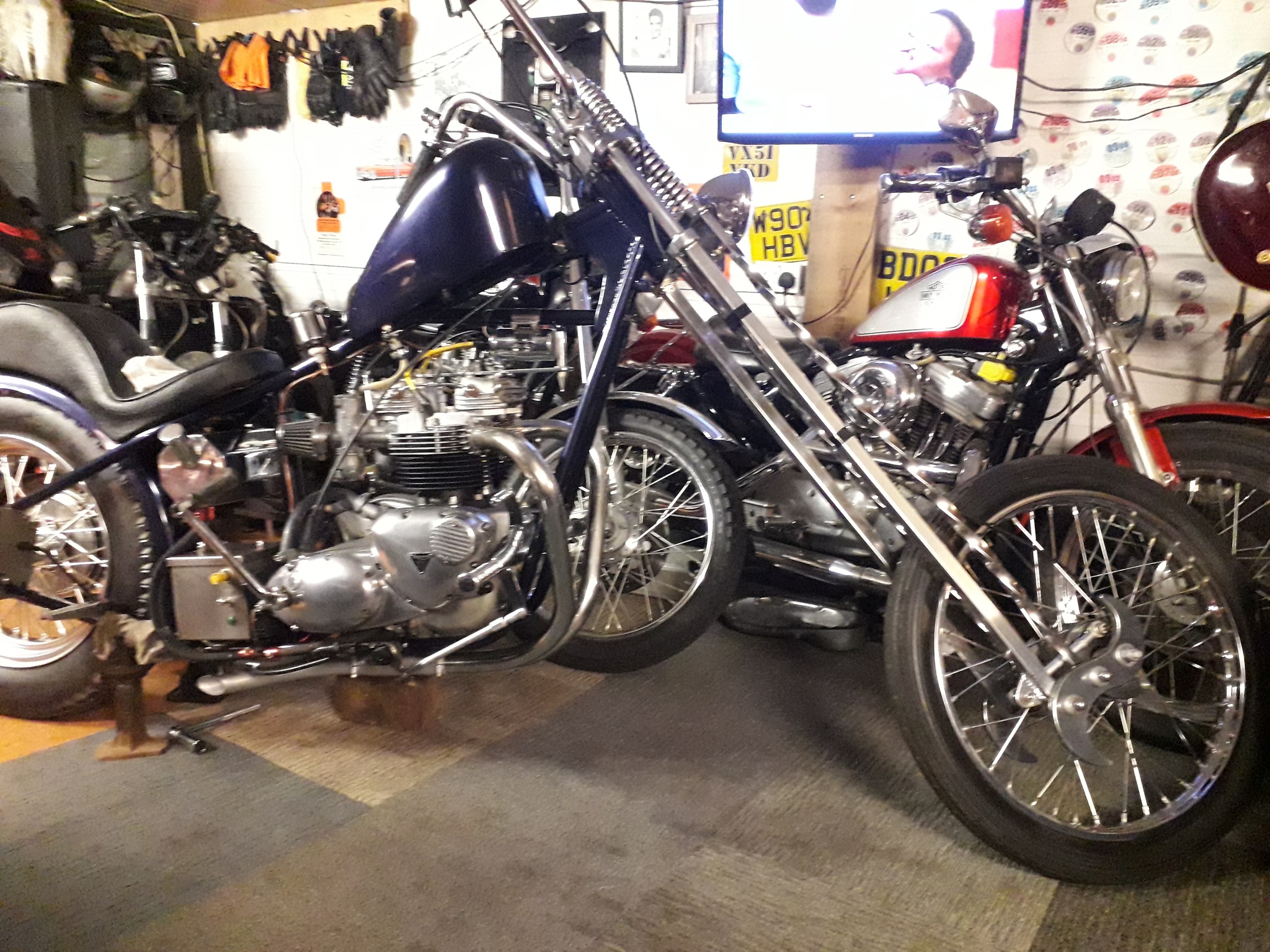 Beautiful ride on TC THE Chopper this morning. Despite all the