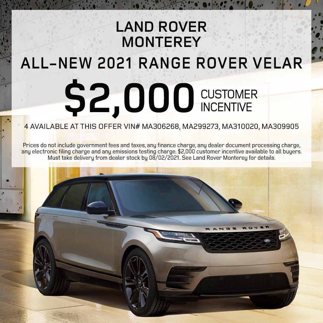 The all new 2021 Range Rover Velar... - Land Rover Monterey