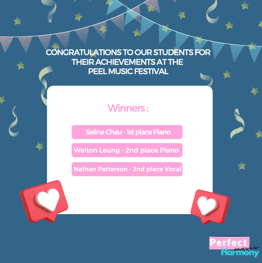 Congratulations to our... - Perfect Harmony Music Studio Ltd | Facebook