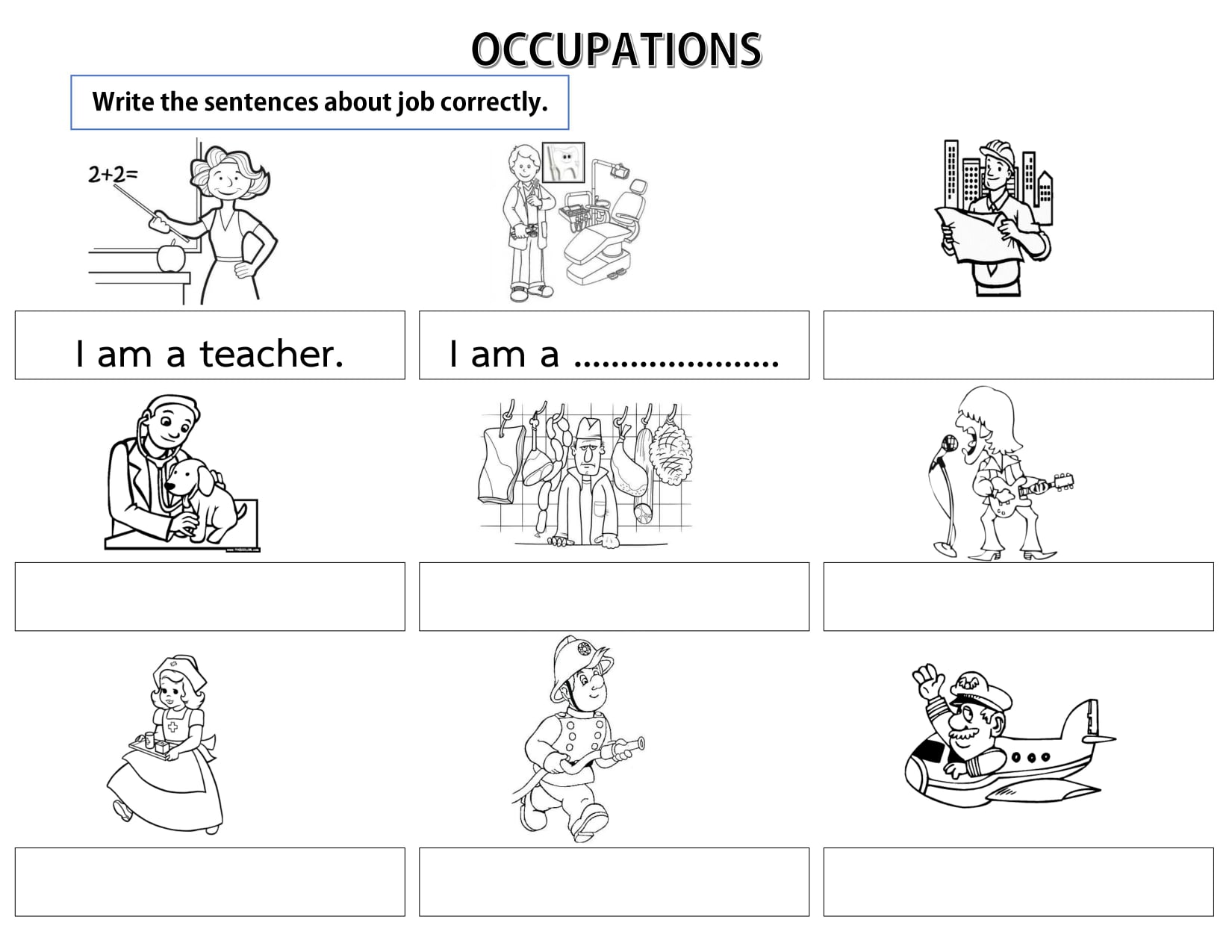 Occupation worksheet... - English Worksheet by Kru.Aor | Facebook
