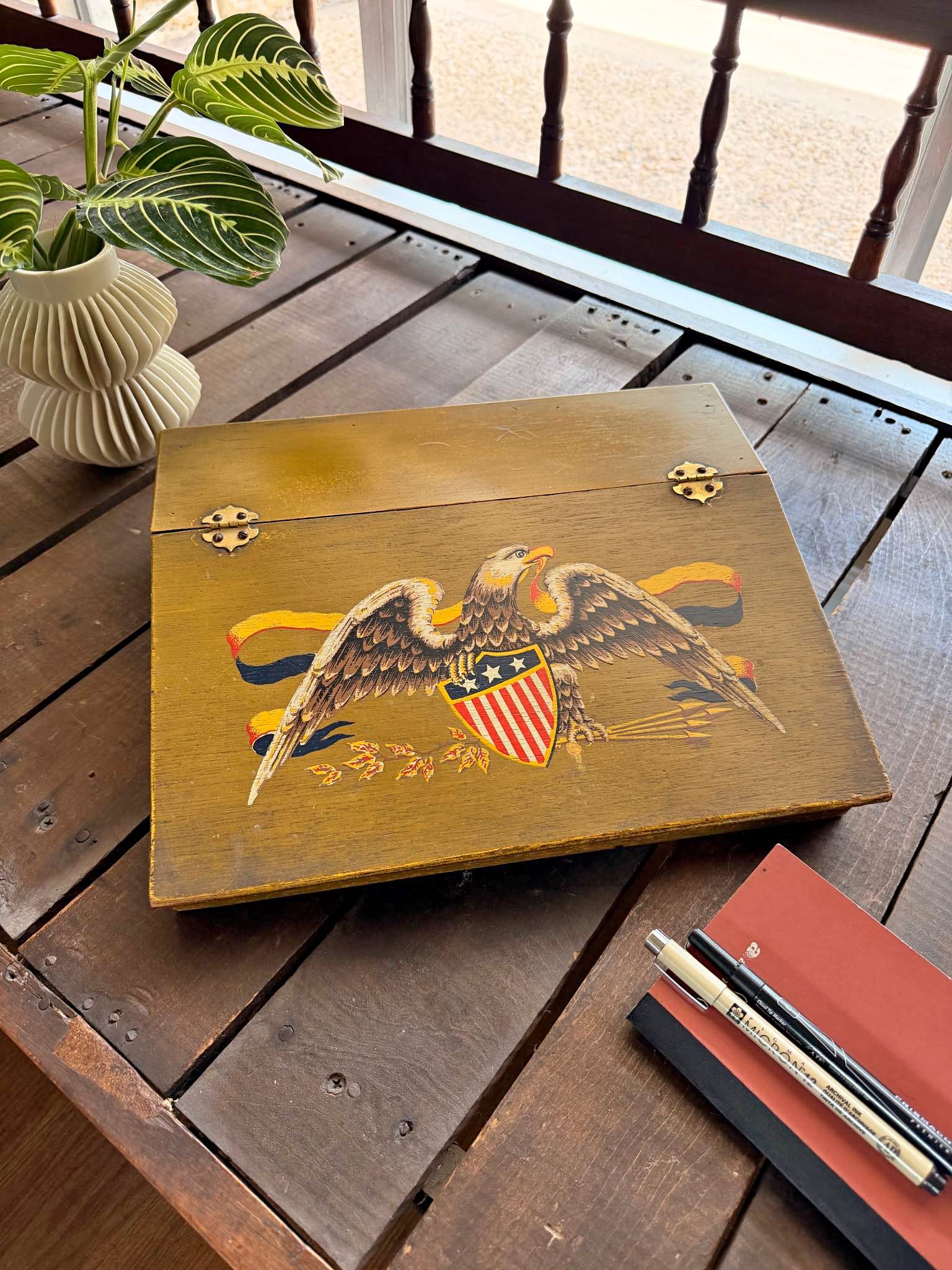 Vintage Portable Lap Desk/ Writing Box - Desks | Facebook Marketplace ...