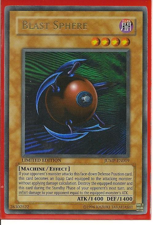 blast sphere yugioh card YU-GI-OH! - (LCJW-EN180) - Legendary Collection 4: Joey's World - 1st Edition Blast Sphere (anime) | Yu-Gi-Oh!