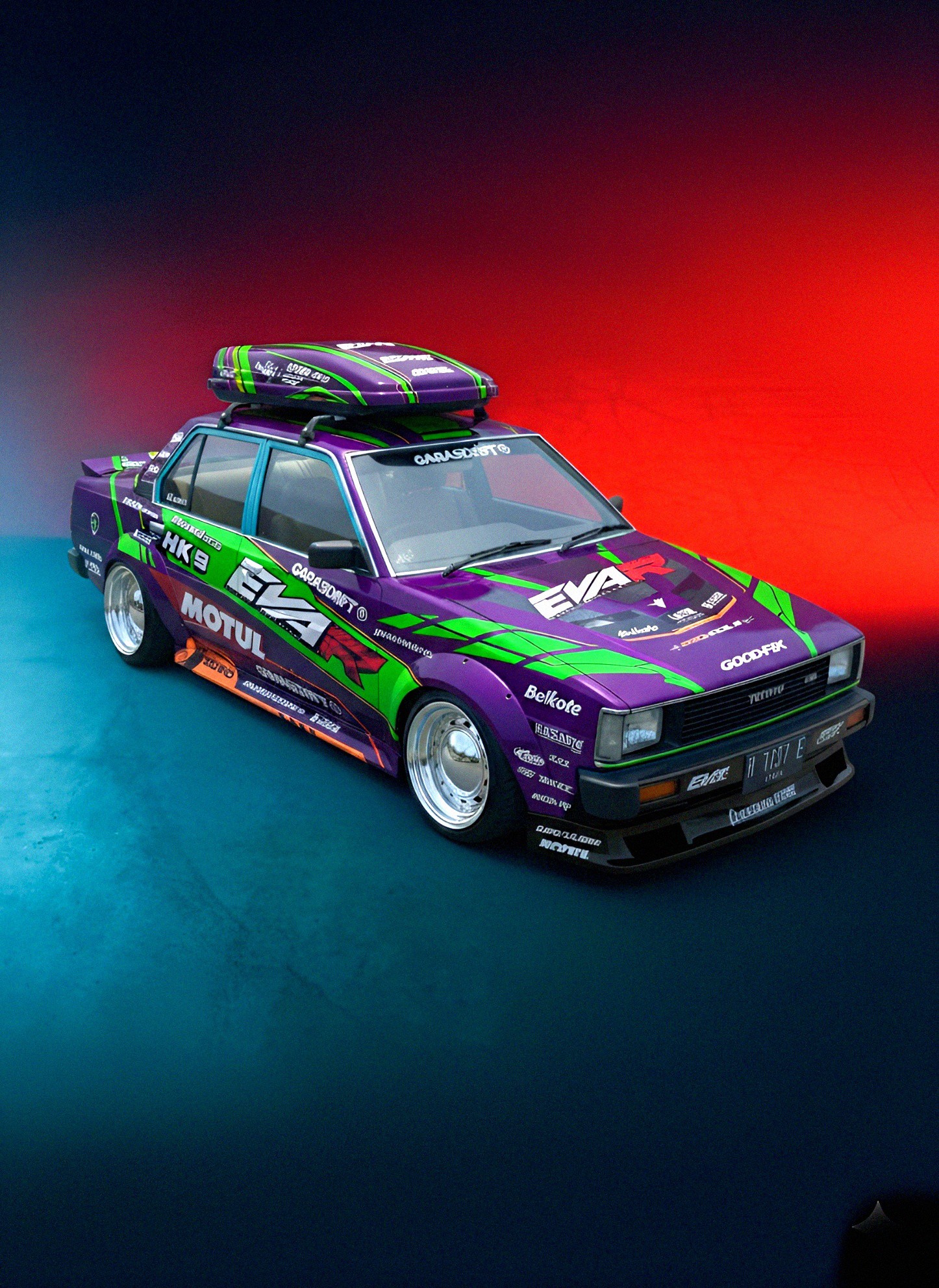 Toyota Corolla DX | EVANGELION X GARASI DRIFT PRESENTS: Eva RT Unit-01 ...