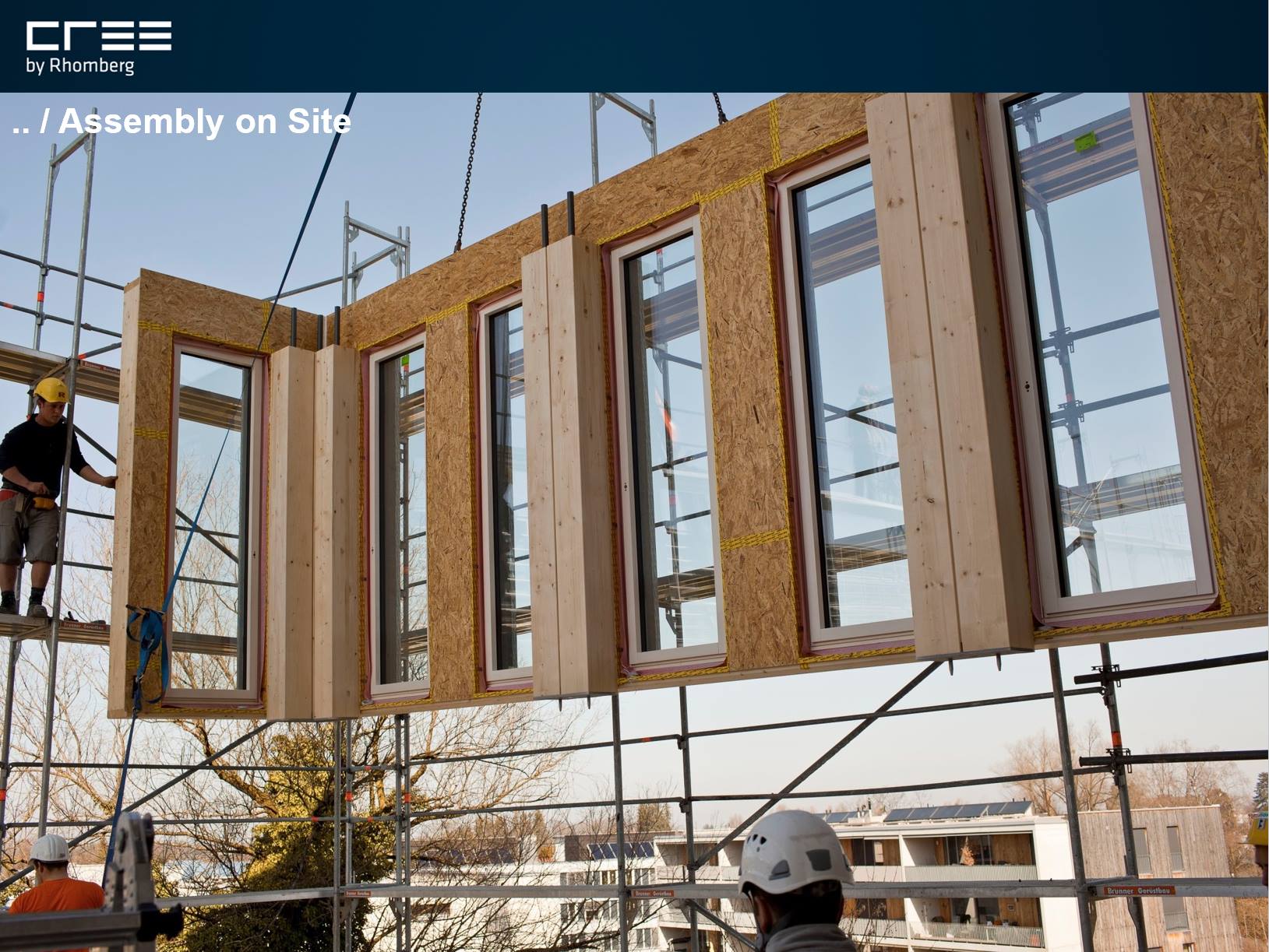 CREE Buildings - A look at how assembly is done on Site... | Facebook