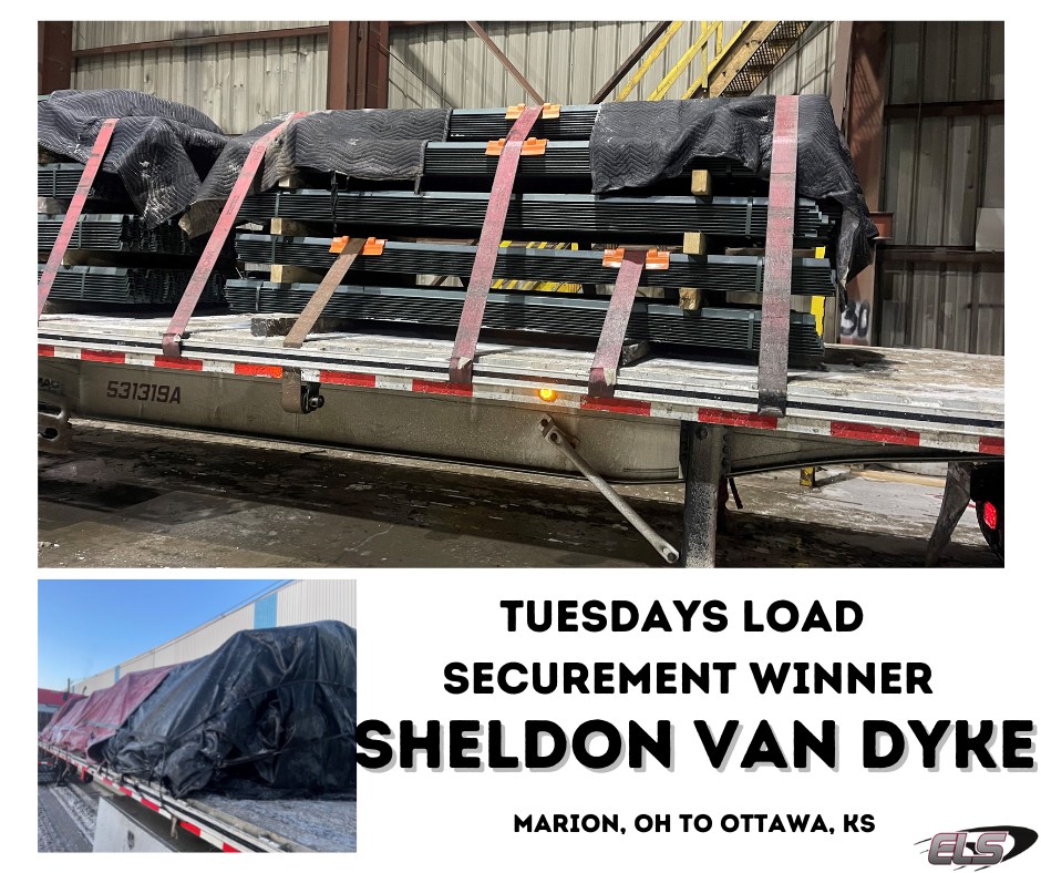 ELS Freight - Our Load Securement Winner for Today is.....