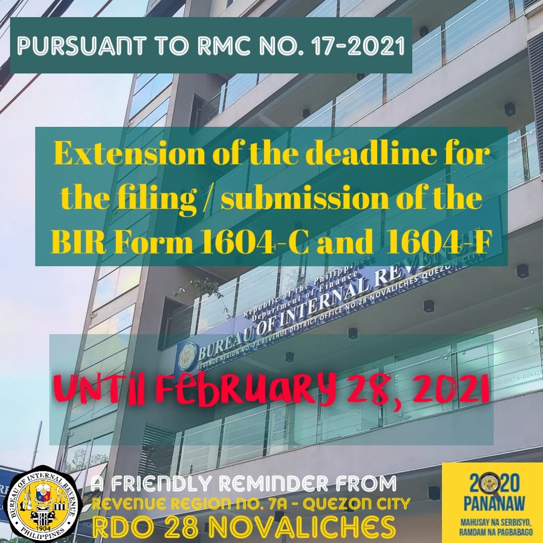 Hi... - BIR Revenue District Office 028 - Novaliches | Facebook