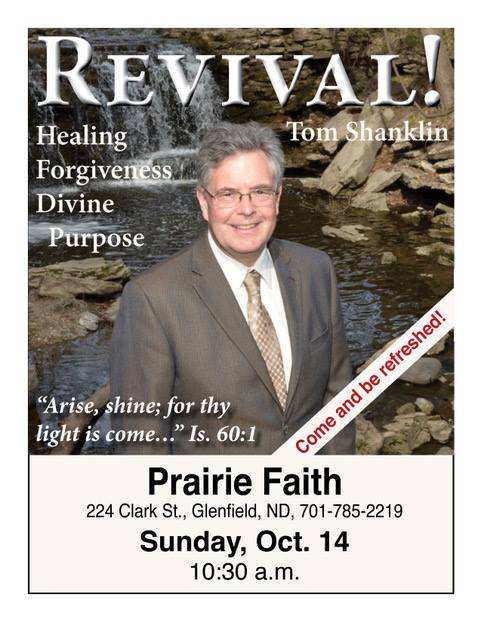 We are honored to welcome Tom... - Prairie Faith, Glenfield | Facebook