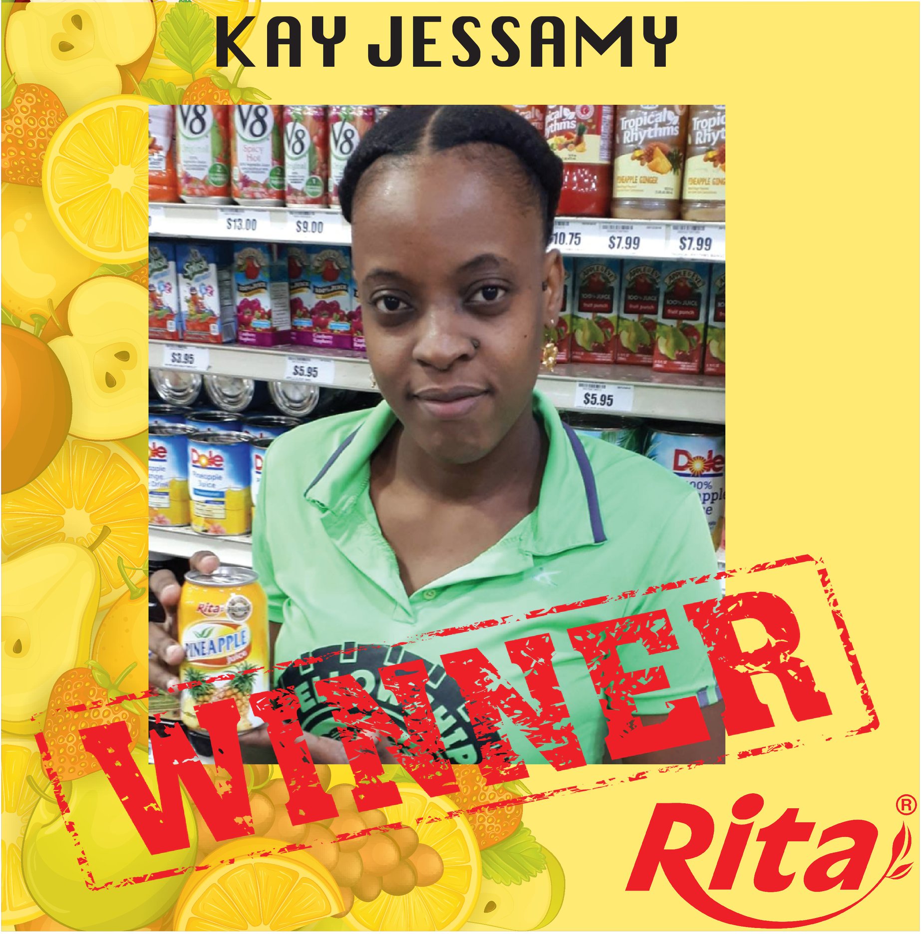 RITA - Congratulations to our RITA Selfie winner! Kay...