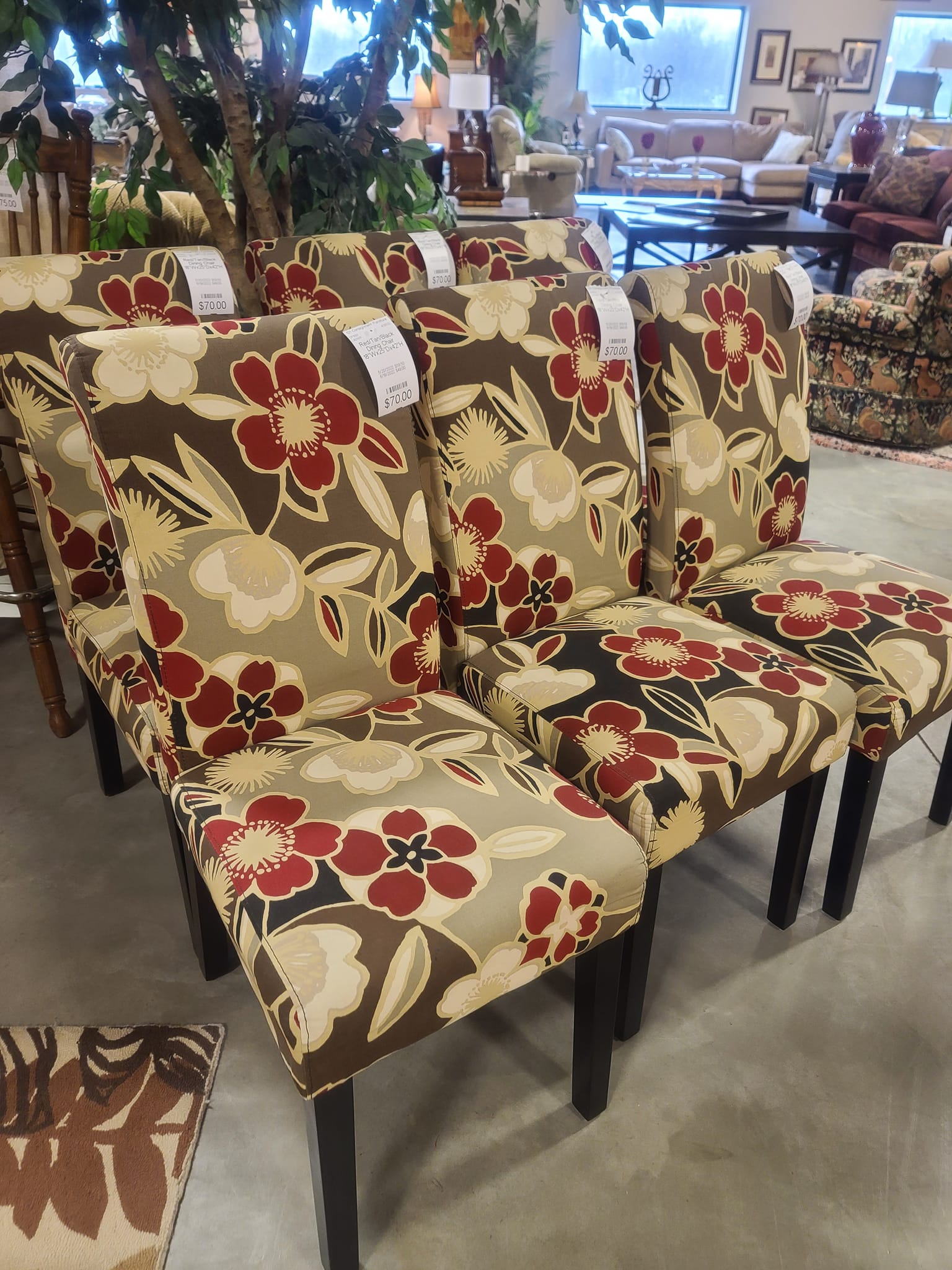 Beautiful floral dining chairs... - 121 Consignment Furniture | Facebook