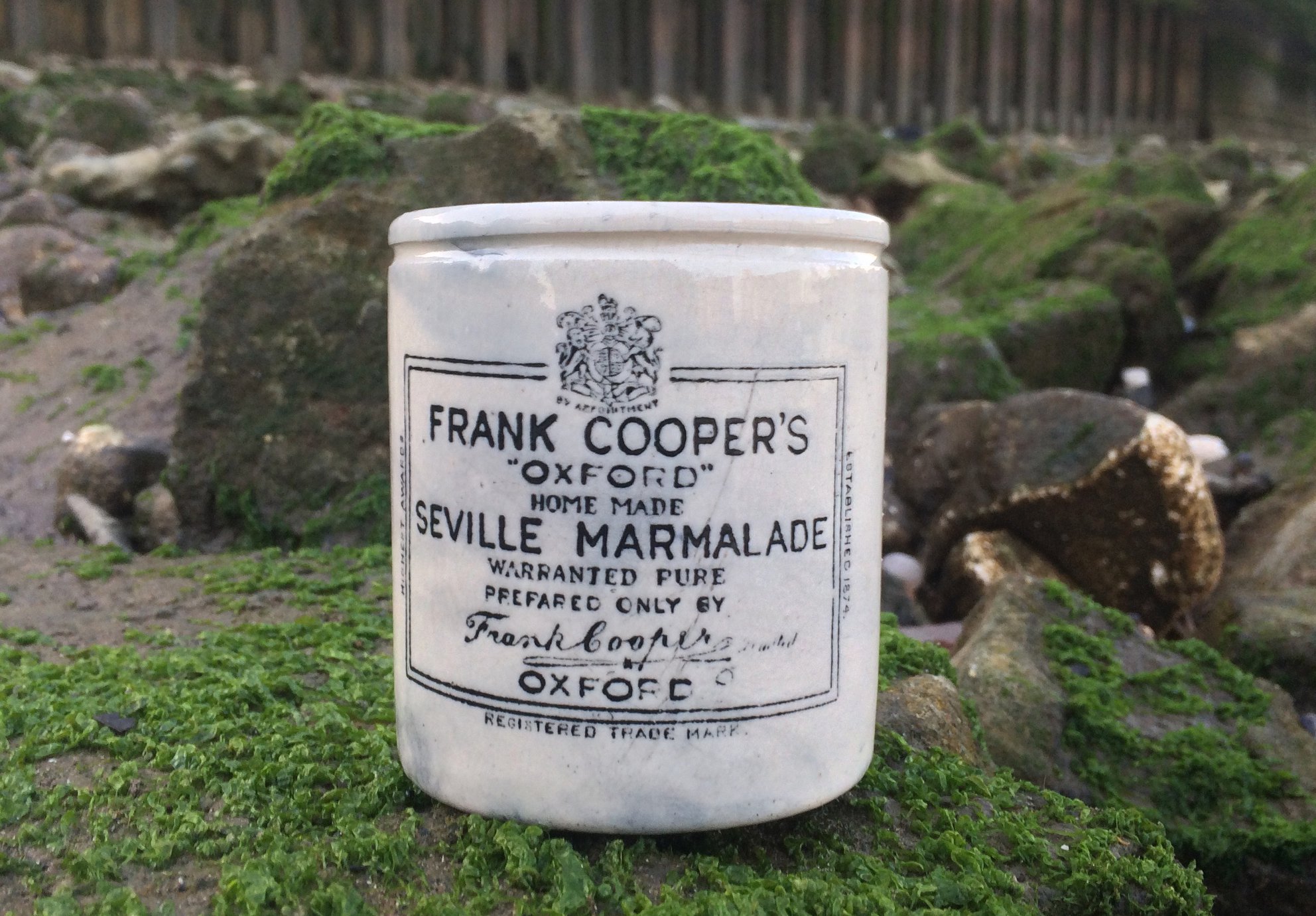 Frank Cooper marmalade variations on the large pots, the Coates of