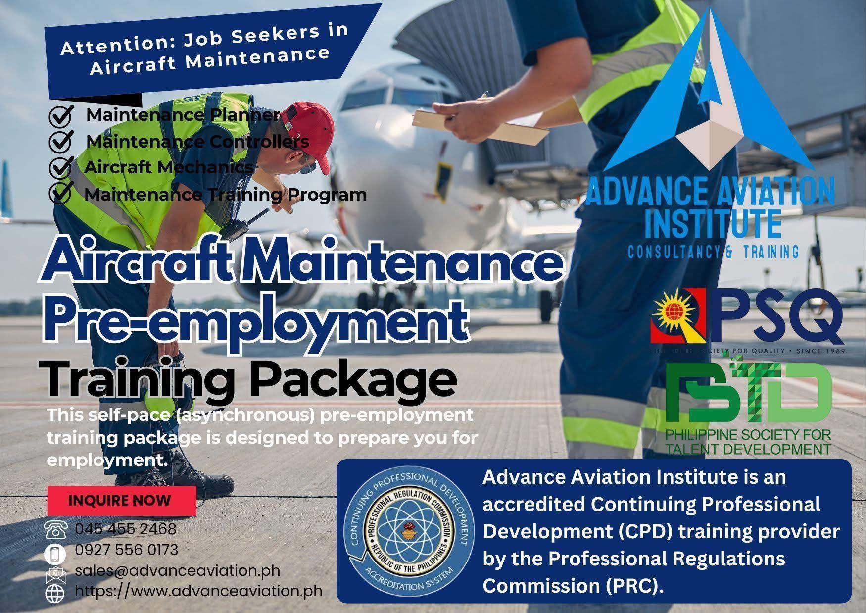 Advance - Attention BS AMT and Avionics Graduates!📣🛫 Did you know that ...