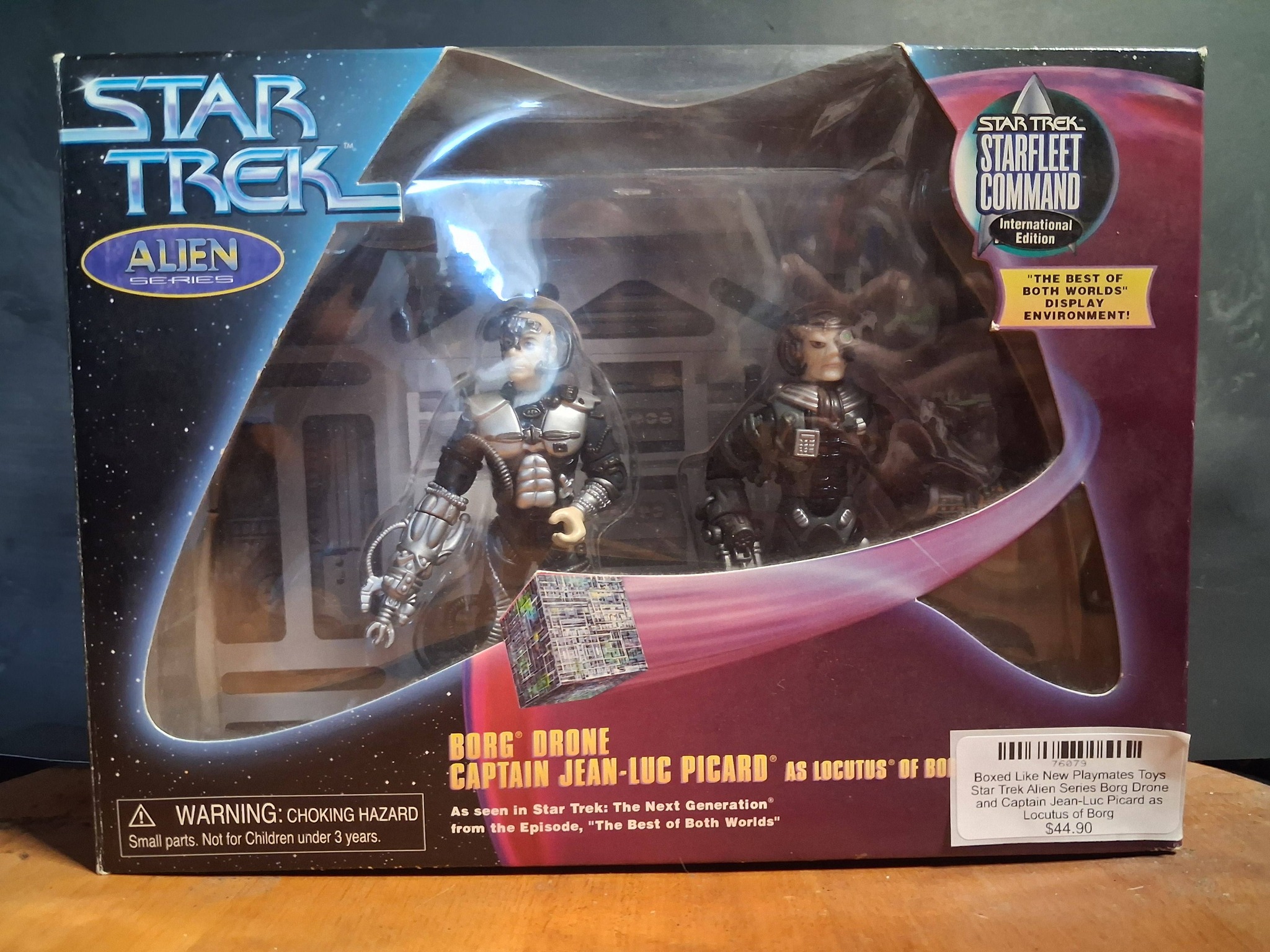 Star Trek figures including Locutus and Borg drone
