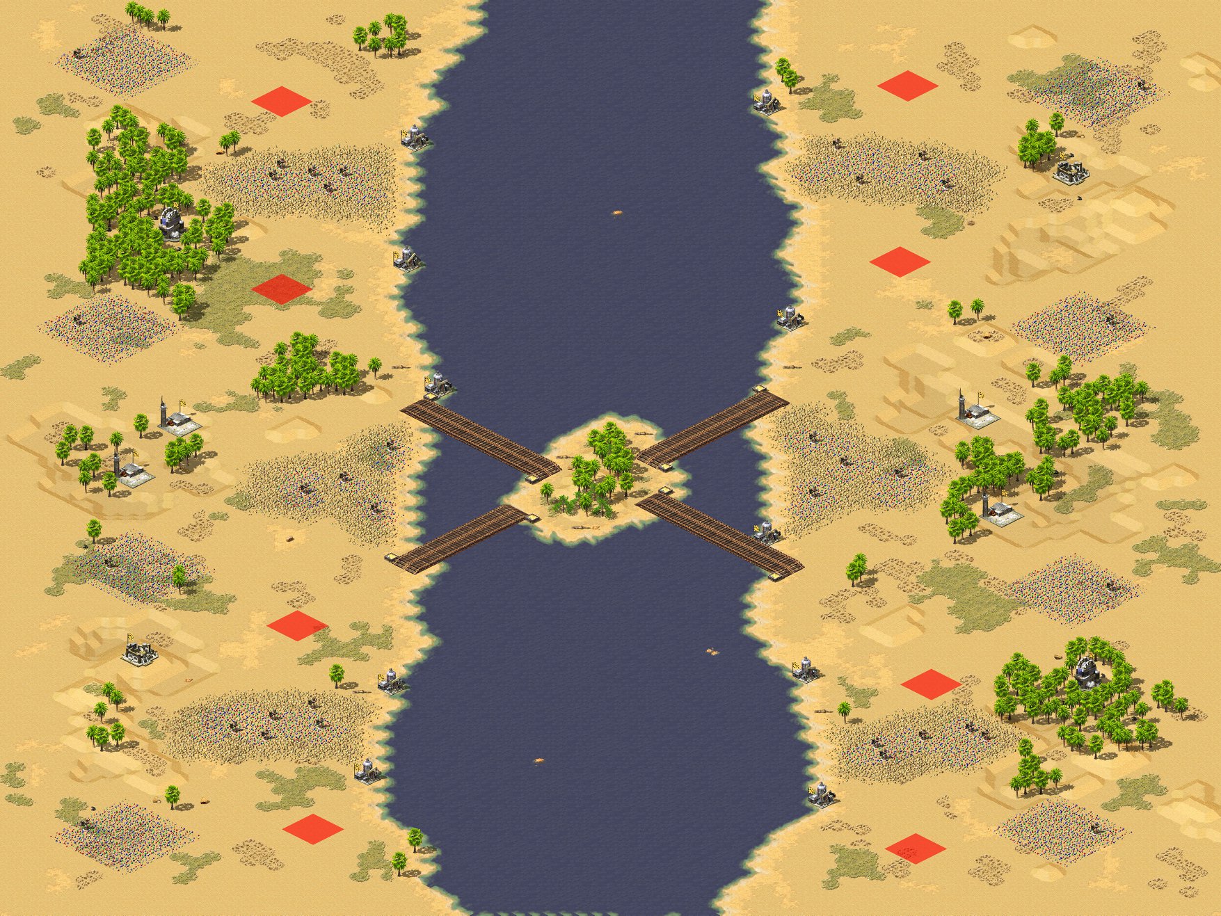 map: the river (2-8),... - Bank of Maps for RA2 and YR | Facebook
