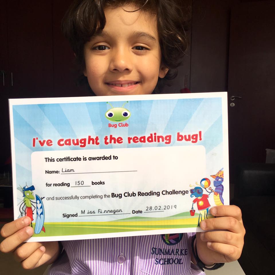 Sunmarke - Liam in Year 2 has caught the reading bug! 🐛 He has become ...
