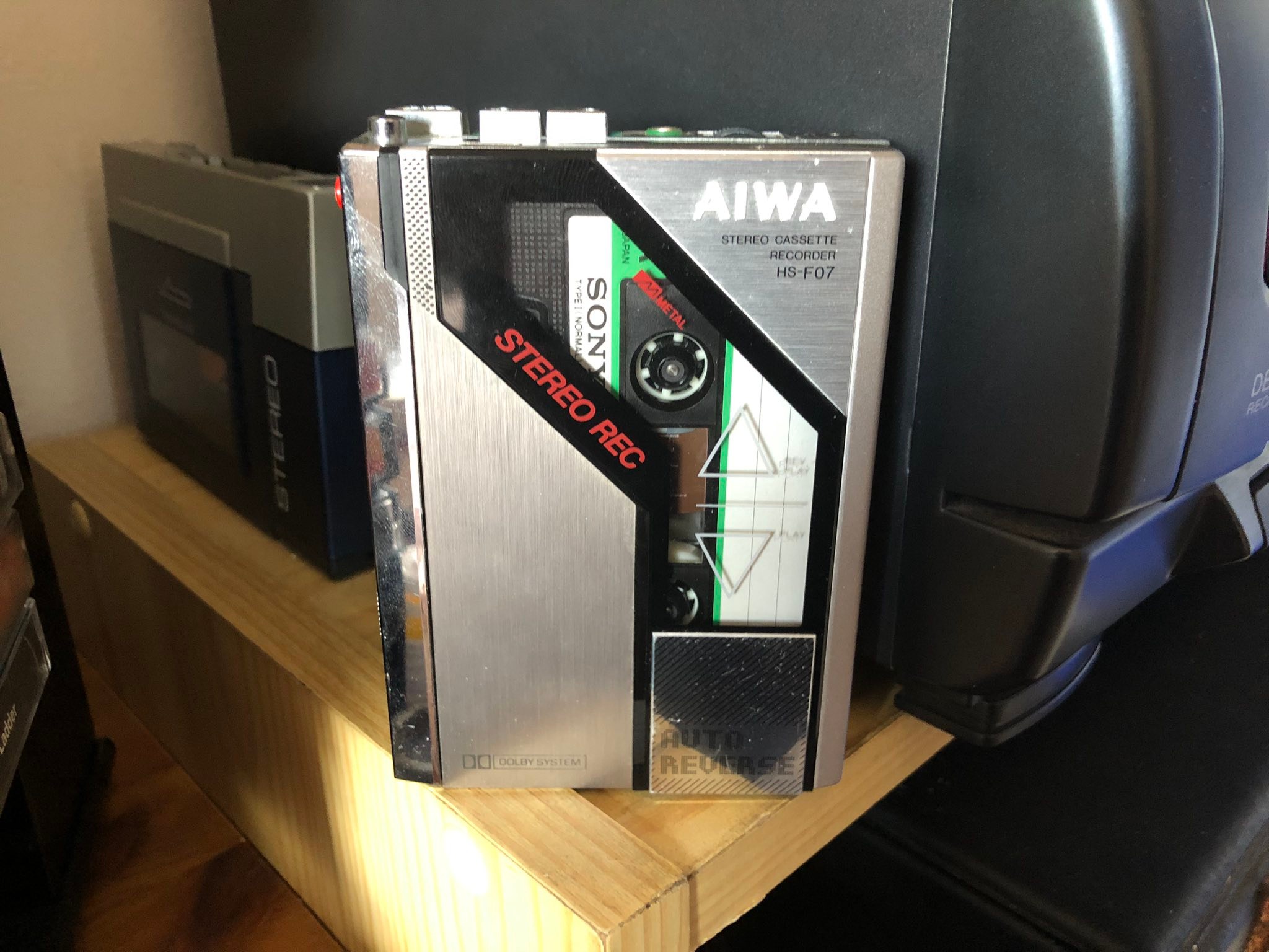 AIWA HS-F07 cassette player, a Back to the Future inspired gift