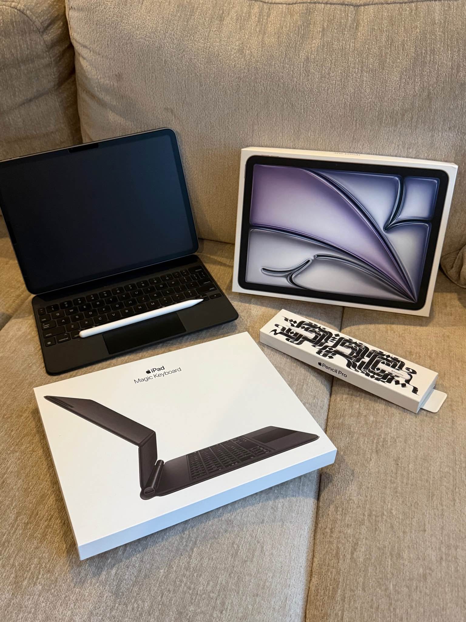 iPadAir M2 256G+Magic Keyboard+pencilPRO
