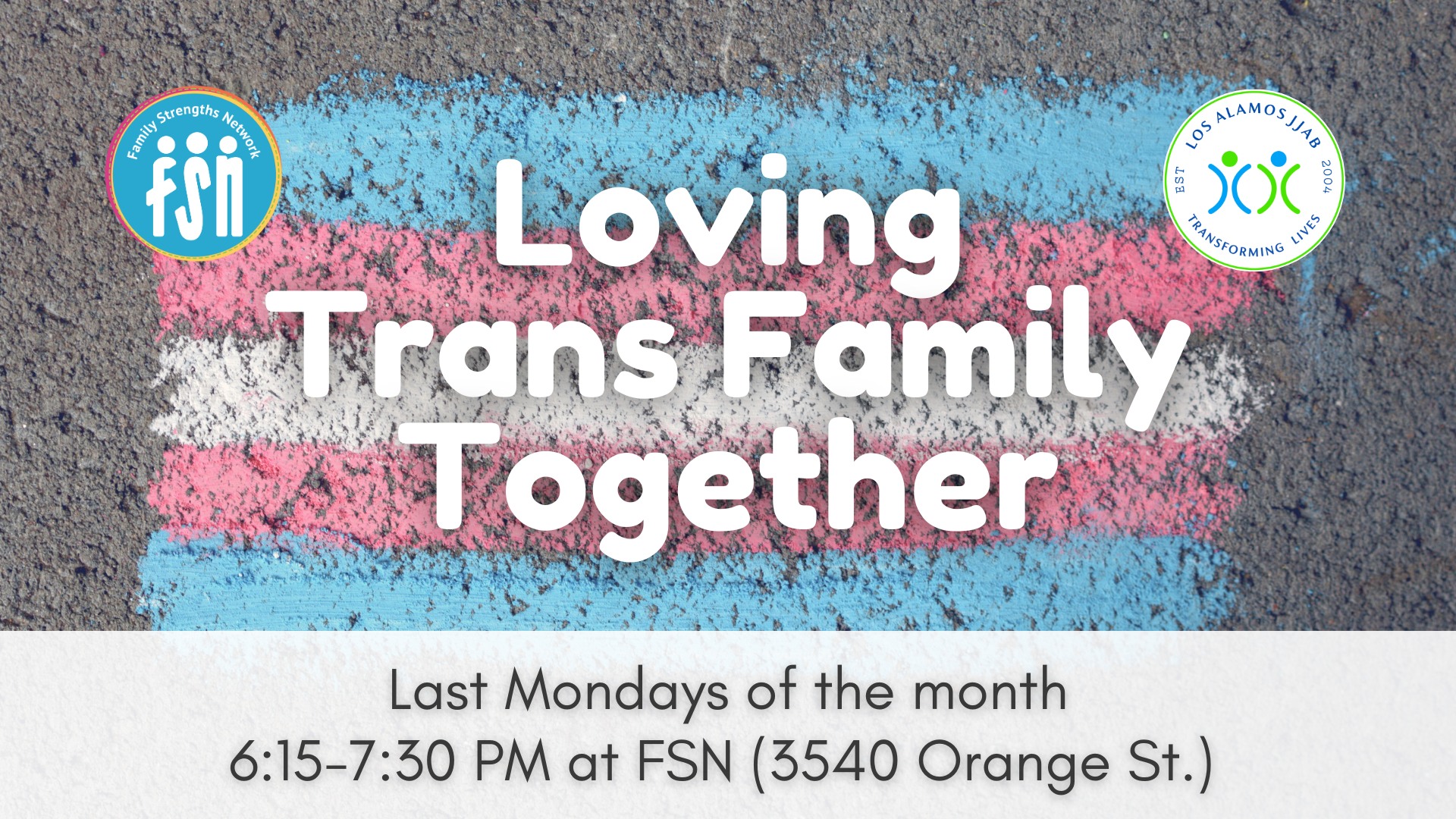 Loving Trans Family Together support group