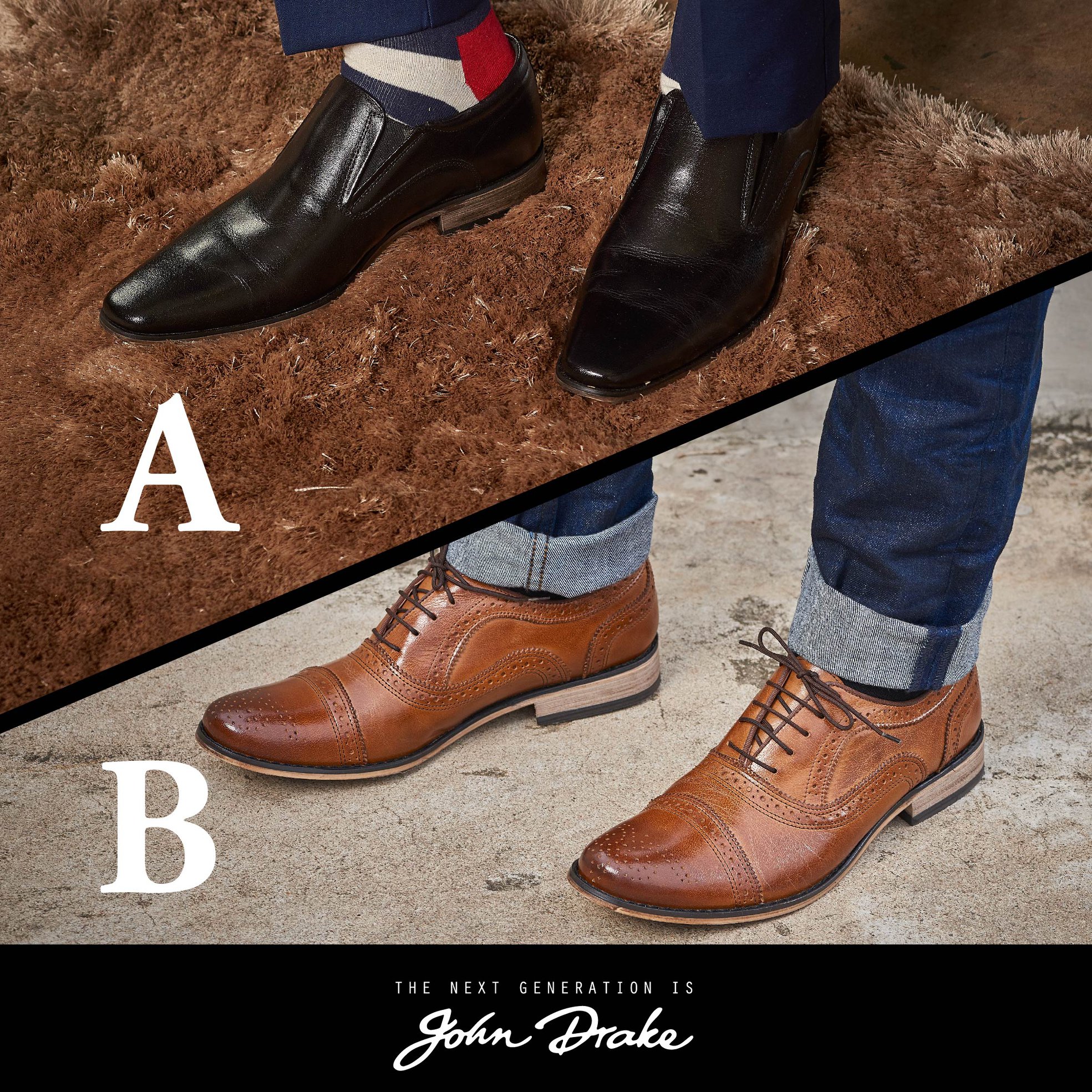 Black shoes usually feel sharper and more formal, while brown 