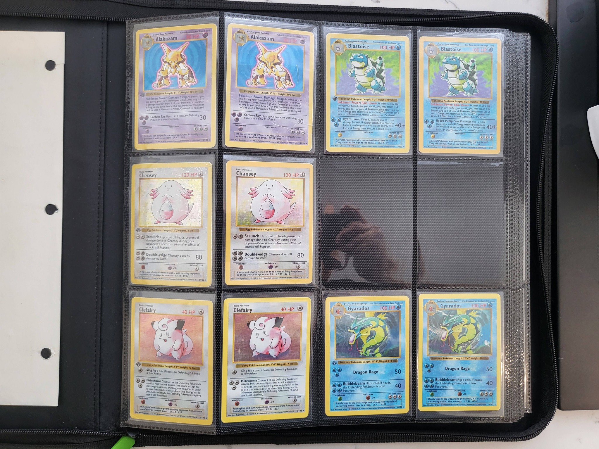 original 102 pokemon cards list PSA 8 NM - MT original 102 pokemon cards list