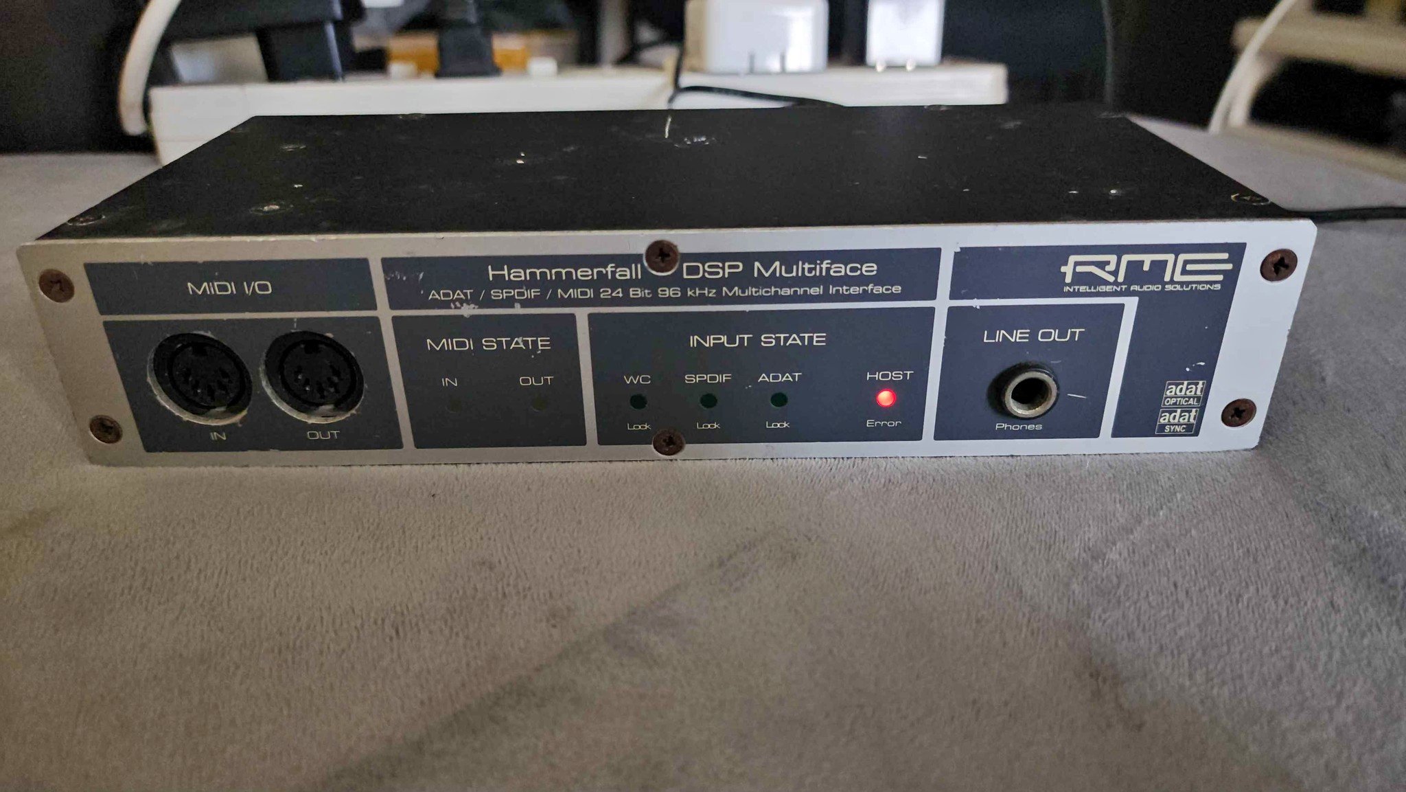 RME HAMMERFALL DSP 9632 32 CHANNEL 24 BIT 192/kHz PCI PROFI SOUNDKARTE