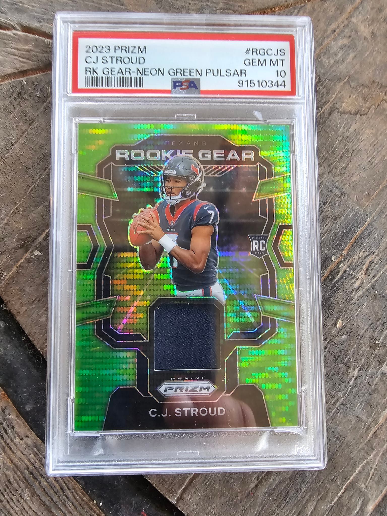 2021 Prizm Jalen Green Pink Pulsar /42 Low low pop PSA Mint 9 Fs  display picture 1