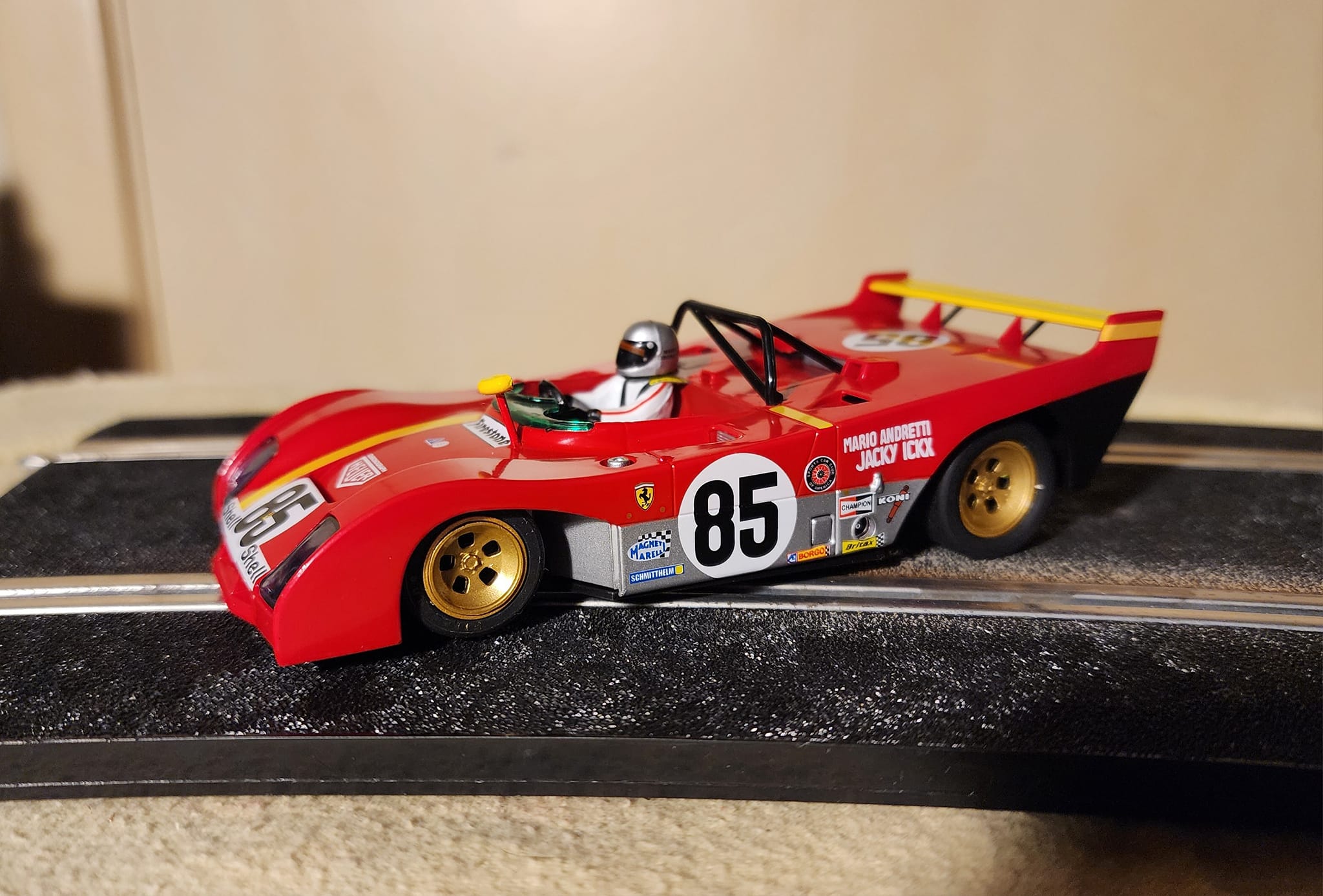 Just got it together, no track time yet. Mario Andretti car