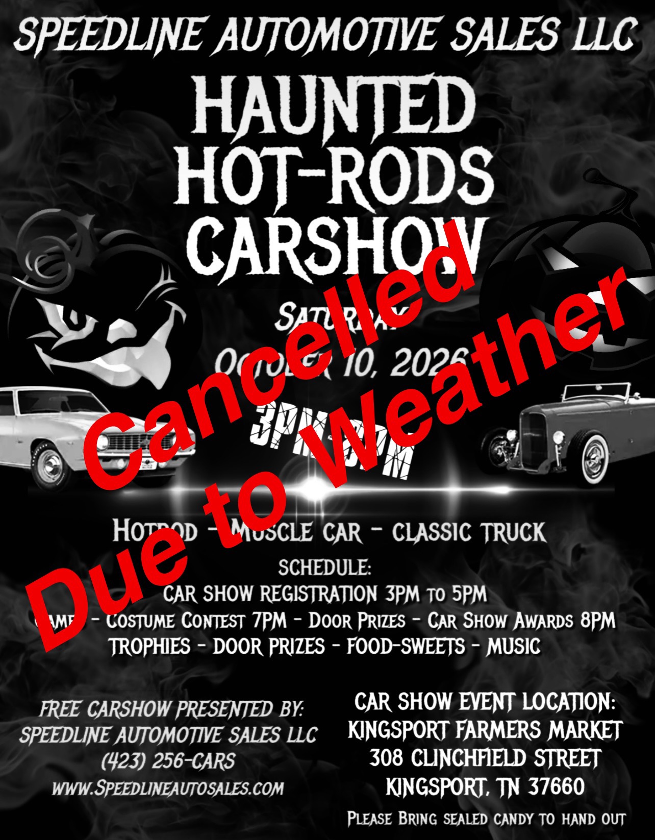 5th Annual SPEEDLINE Haunted Hot-Rods Car Show & Costume Contest