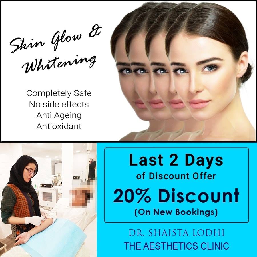 SL - Last 2 DAYS of DISCOUNT Offer - Skin Glow & Whitening Treatment 👩🏻 The Aesthetics Clinic