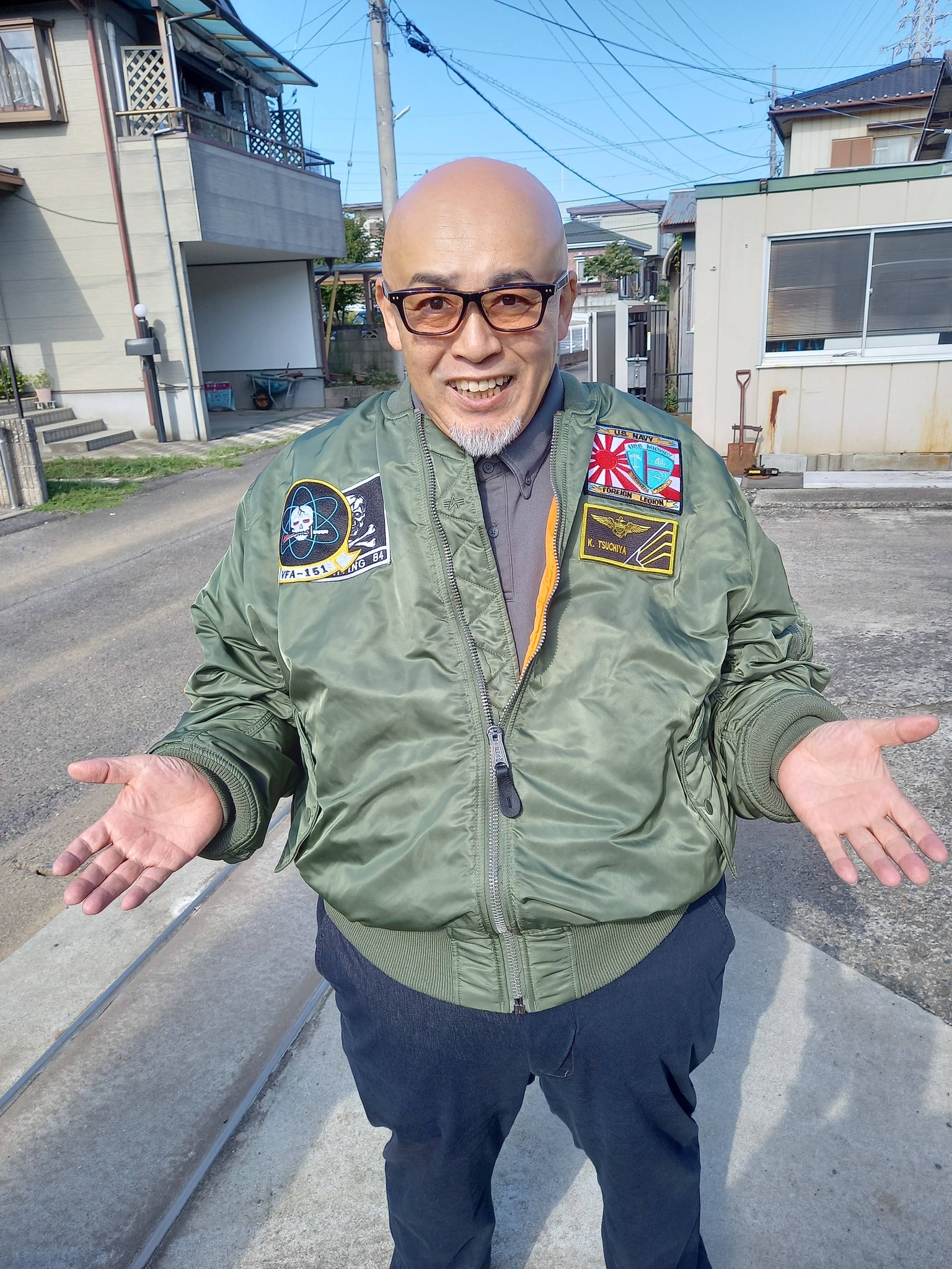 アルファ製MA-1,1993年の写真です。 もう33年も経ちますが…