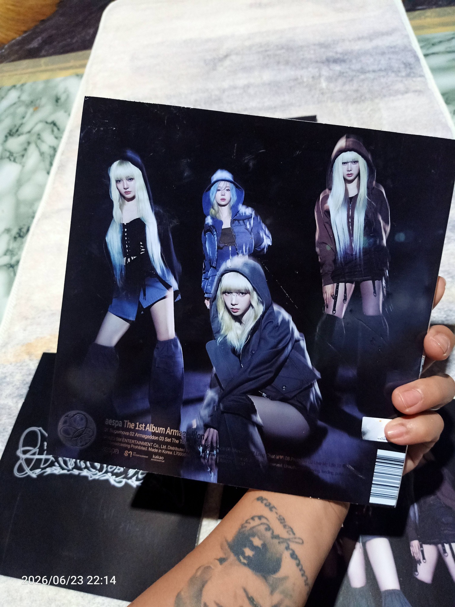 This is the aespa the 1st album Armageddon album in the 