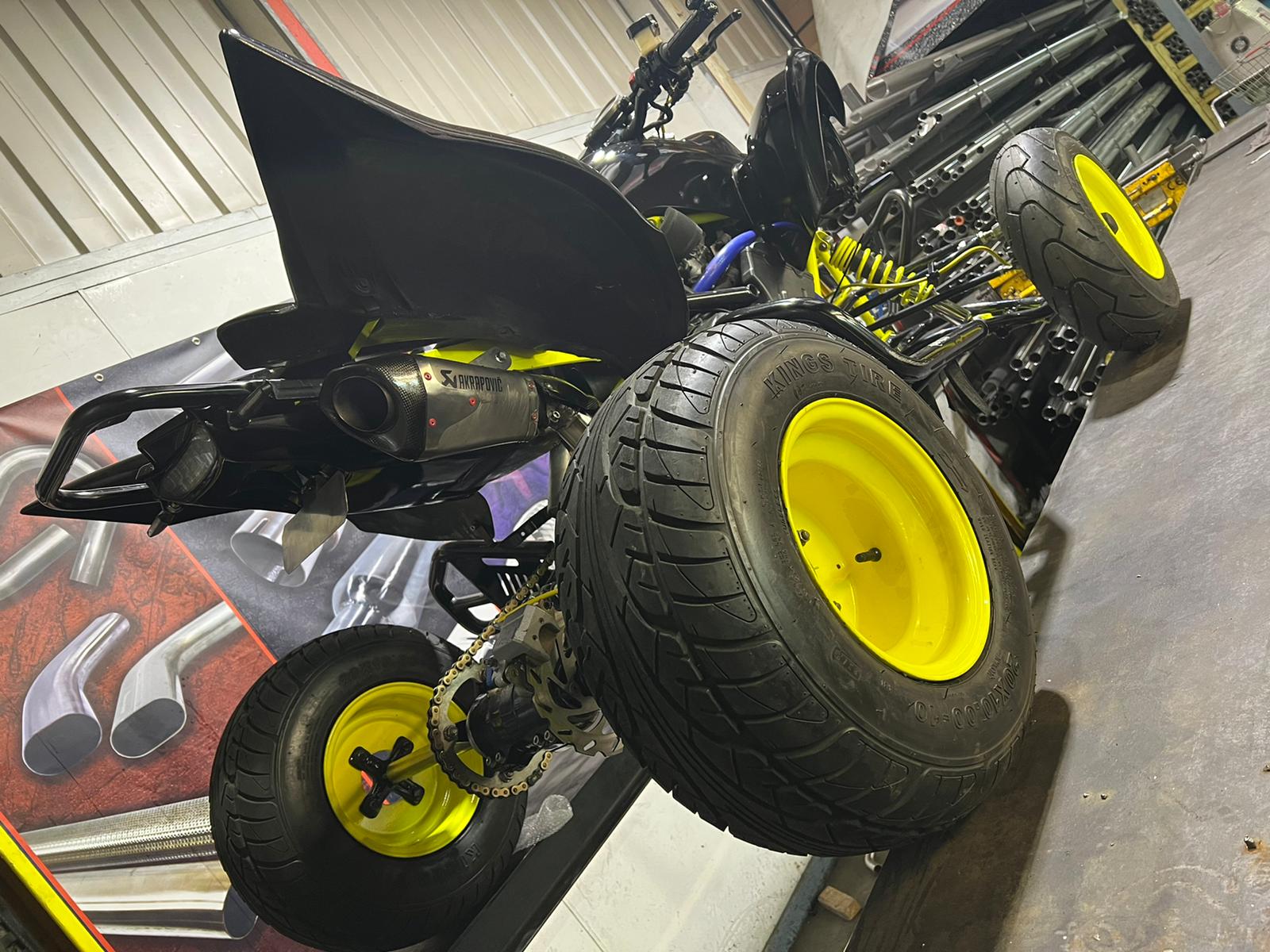 Myriad Exhaust - Yamaha Raptor R1 Engine Conversion. 4...