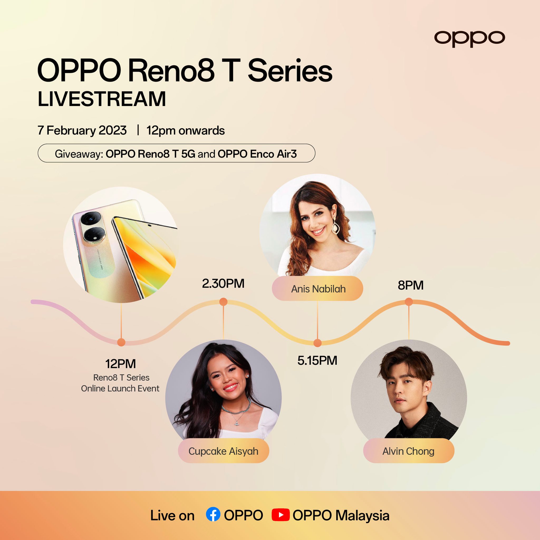 OPPO - Get ready to witness Reno's Latest Generation, #OPPOReno8T5G ...