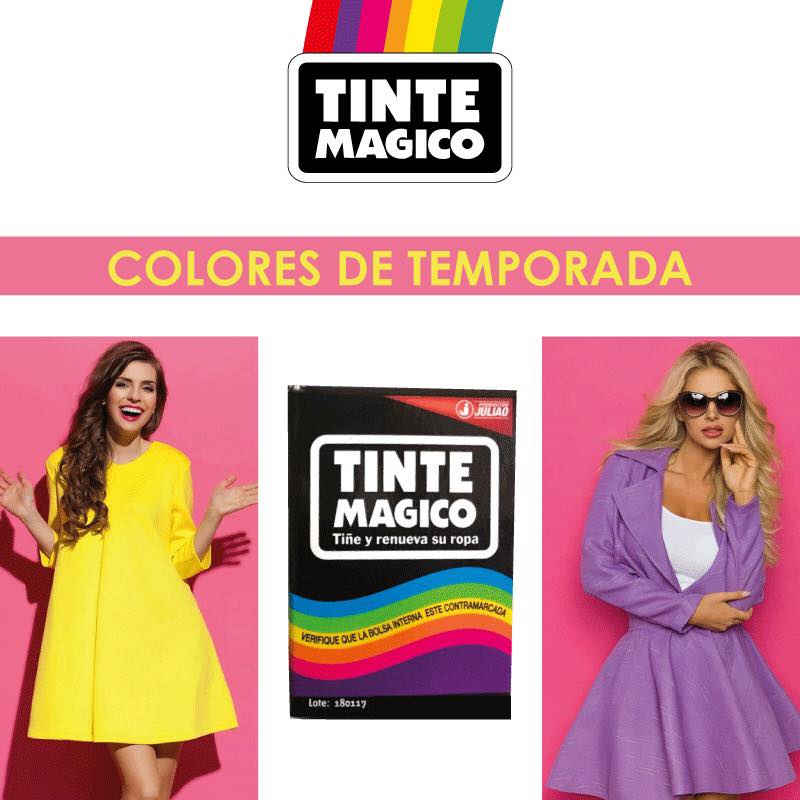 Tinte Mágico Ecuador - Colores de temporada !! #TinteMágico Tus prendas ...